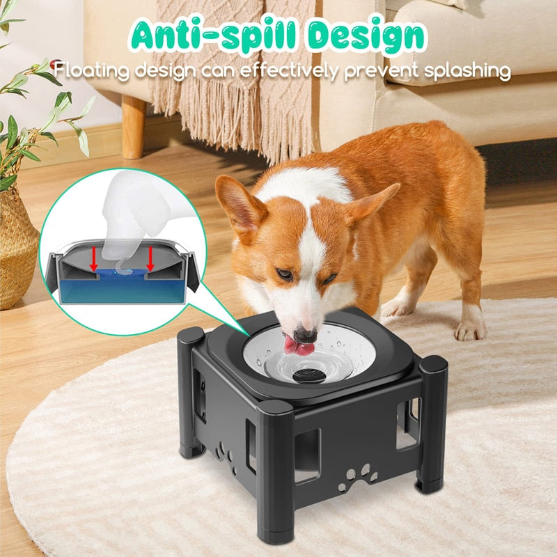 2.2L No Spill Elevated Dog Bowl