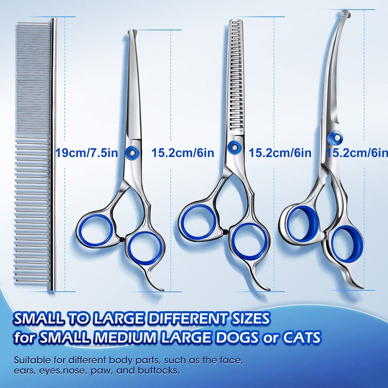 5 In 1 Professional Dog Scissors Kit