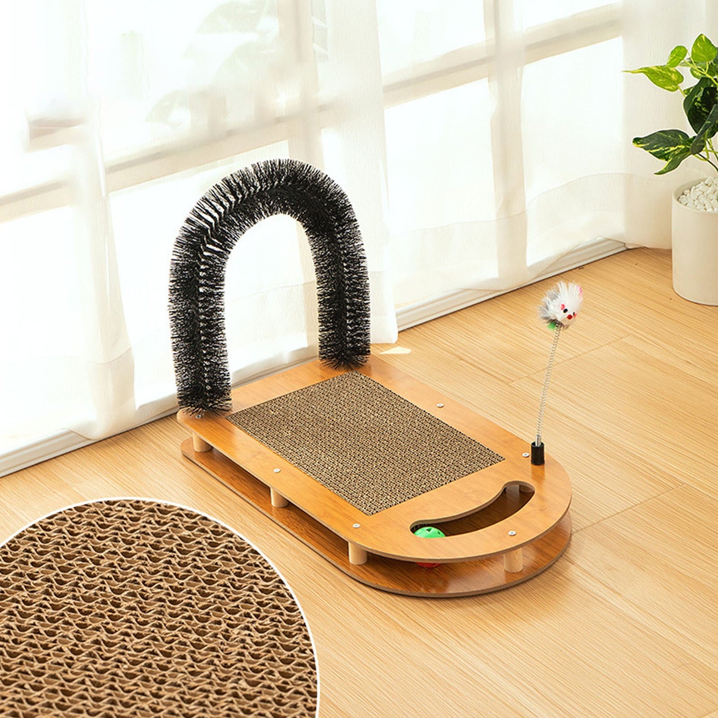 Funny Arch Cat Claw Scratcher