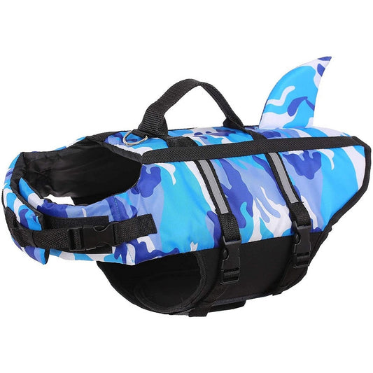 Camouflage Shark Dog Life Jacket