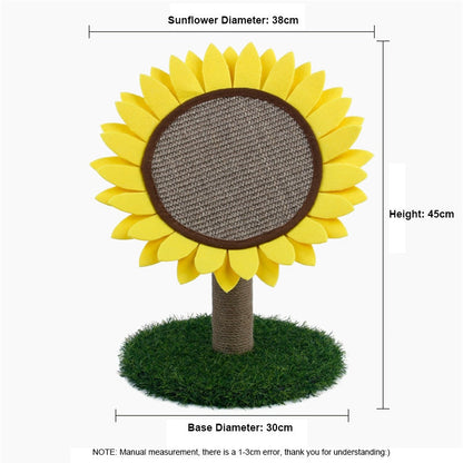 Sunflower Shape Cat Sisal Toys