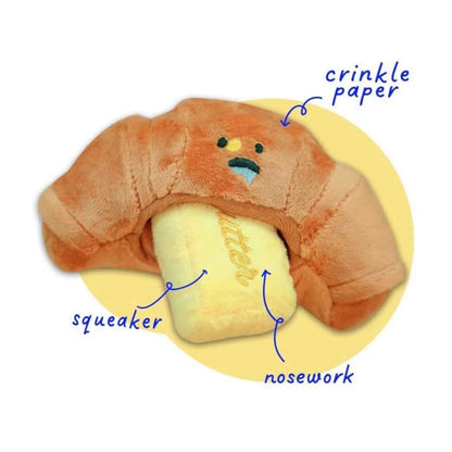 Funny Croissant Dog Snuffle Toys