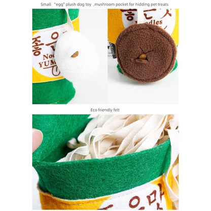 Cup Noodles Dog Snuffle Toy