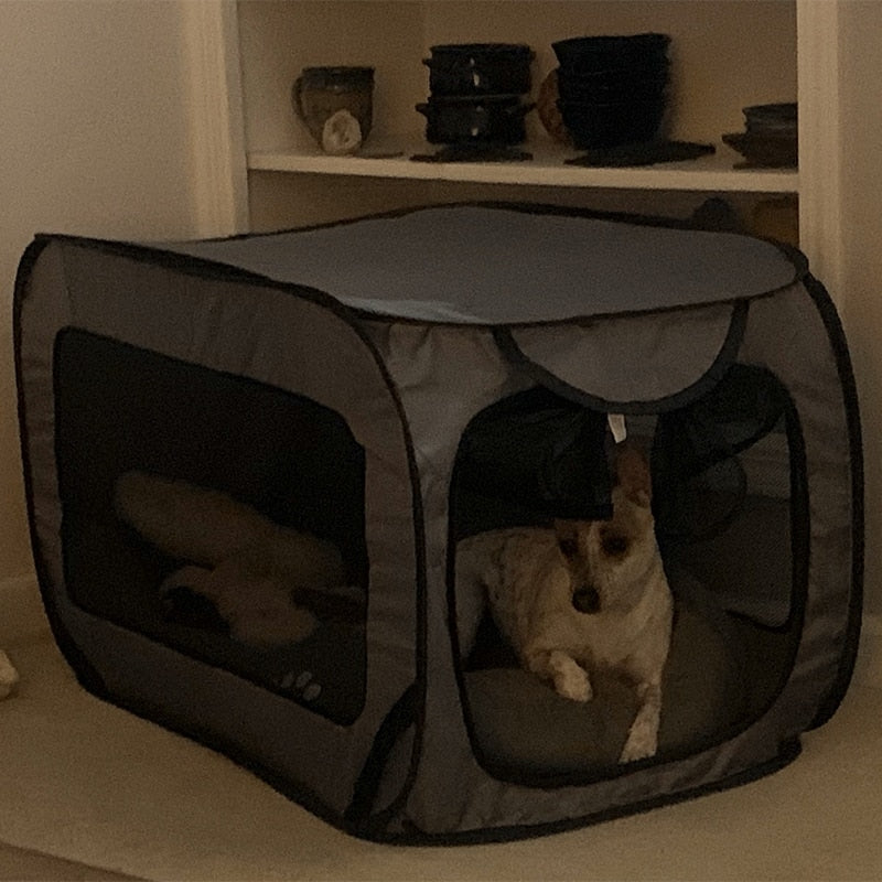 Portable Large Dog Kennel Bed