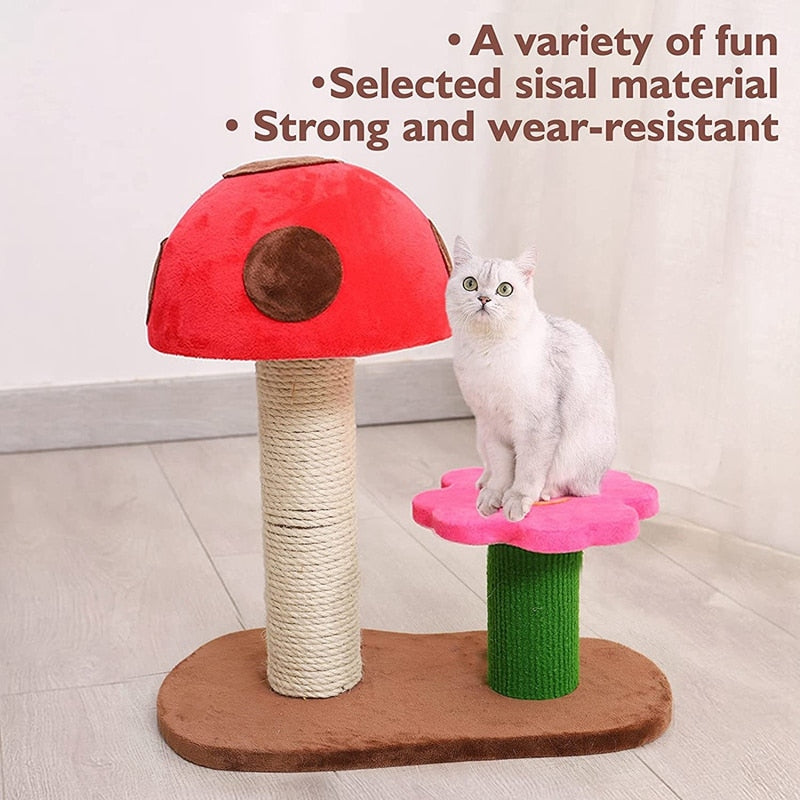 Natural Fibrous Sisal Cat Scratching Post