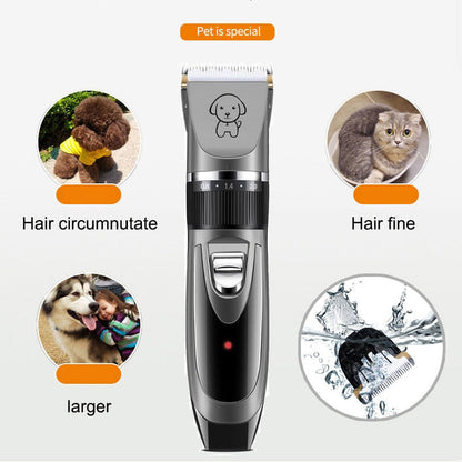 Cordless Low Noise Dog Hair Trimmer