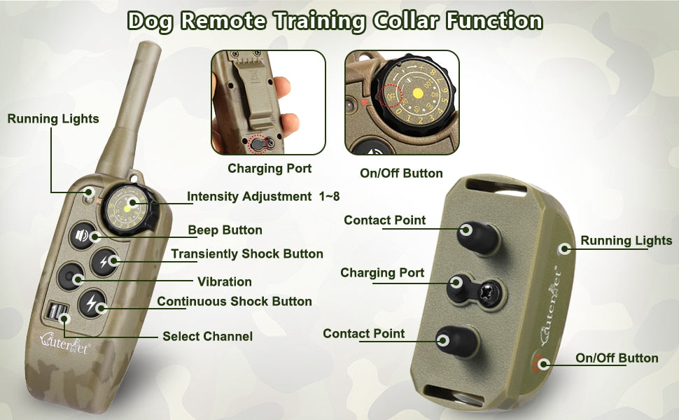 2000ft Tactical Dog Training Collar