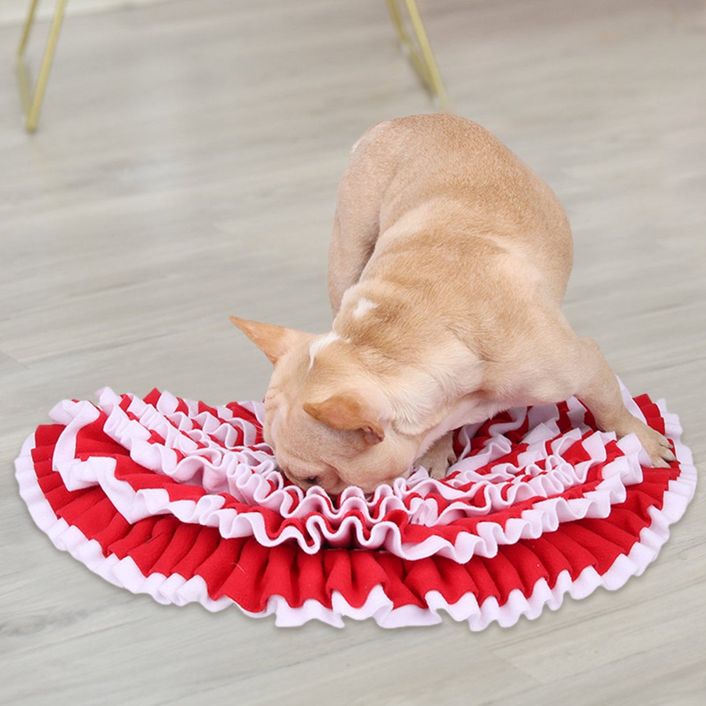 Red Fan Dog Snuffle Mat