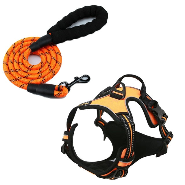 Adjustable Reflective Dog Harnesses