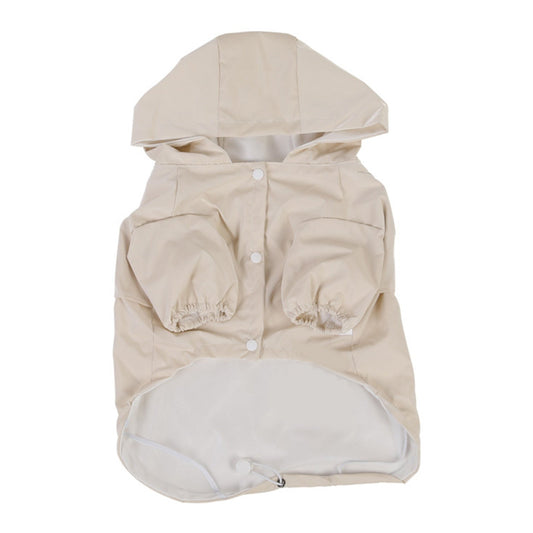 Classic Hooded Soft Dog Raincoat