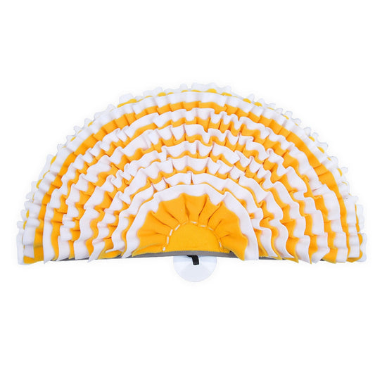 Yellow Fan Dog Snuffle Mat