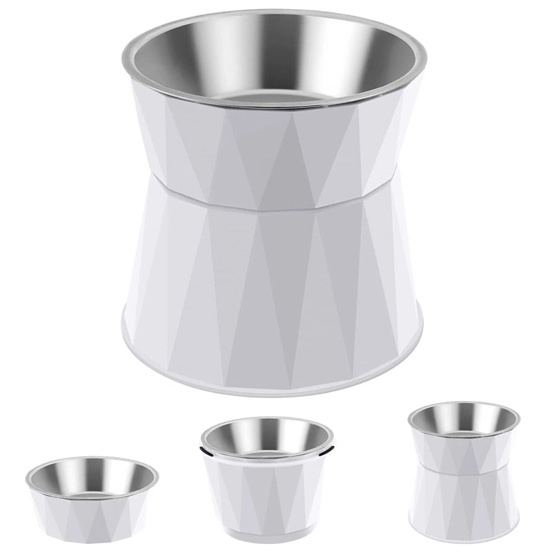 3 Heights Stainless Steel Pet Bowl