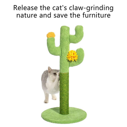 Tall Cactus Cat Scratcher Post