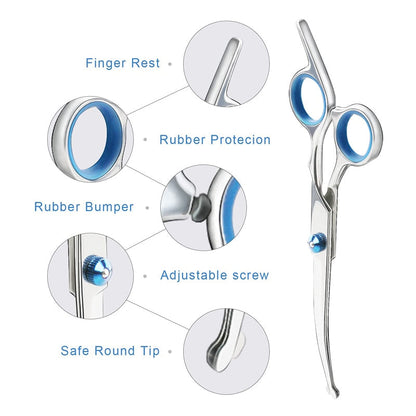 Professional Safe Dog Scissors Kits Set