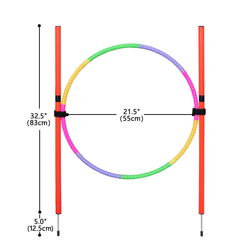 Outdoor Dog Jumping Loop Pole