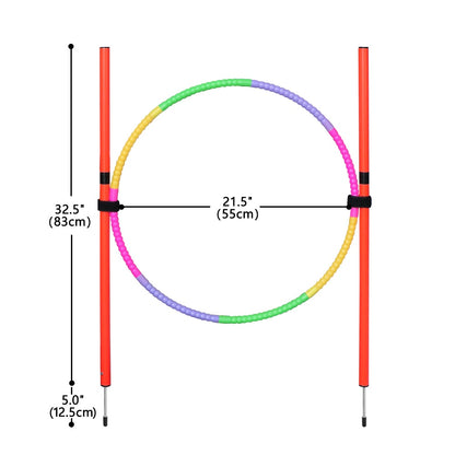 Outdoor Dog Jumping Loop Pole