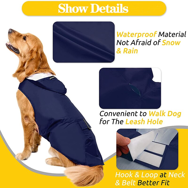 Big Dogs Reflective Raincoat