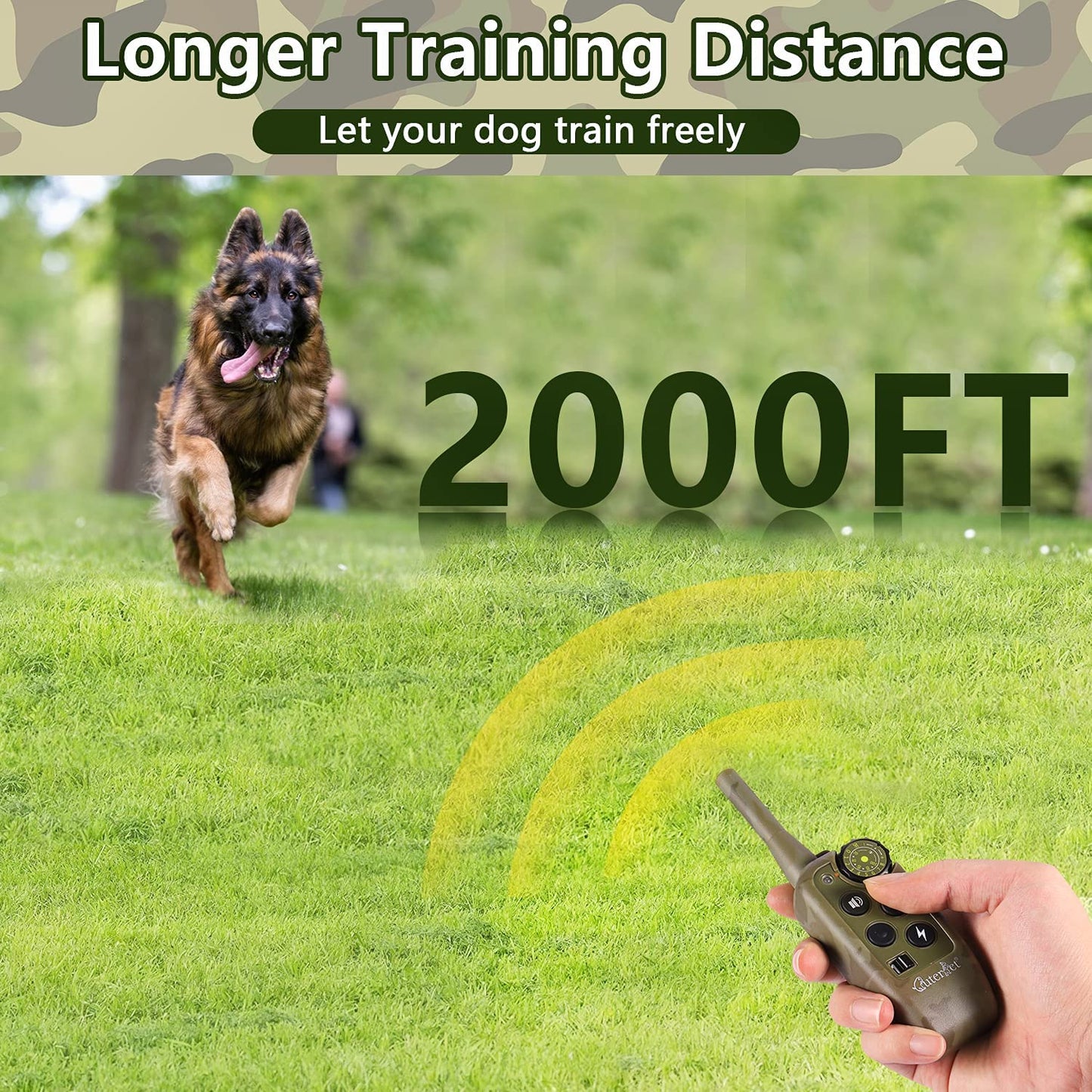 2000ft Tactical Dog Training Collar