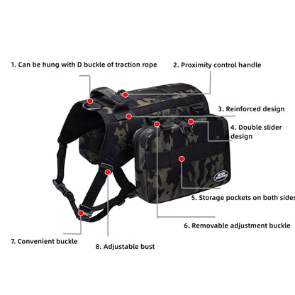 Military Camouflage Dog Harnesses