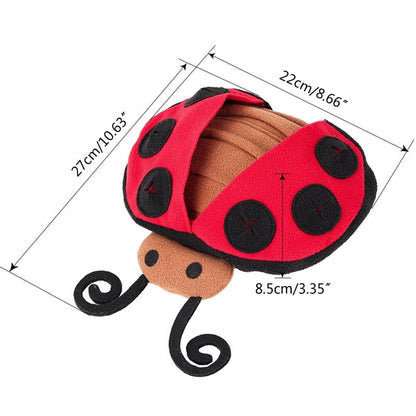 Cute Ladybug Dog Snuffle Toy