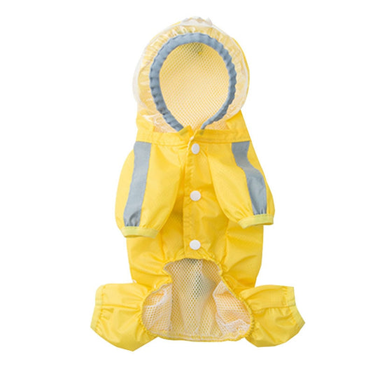 Cute Cartoon Dinosaur Dog Raincoat