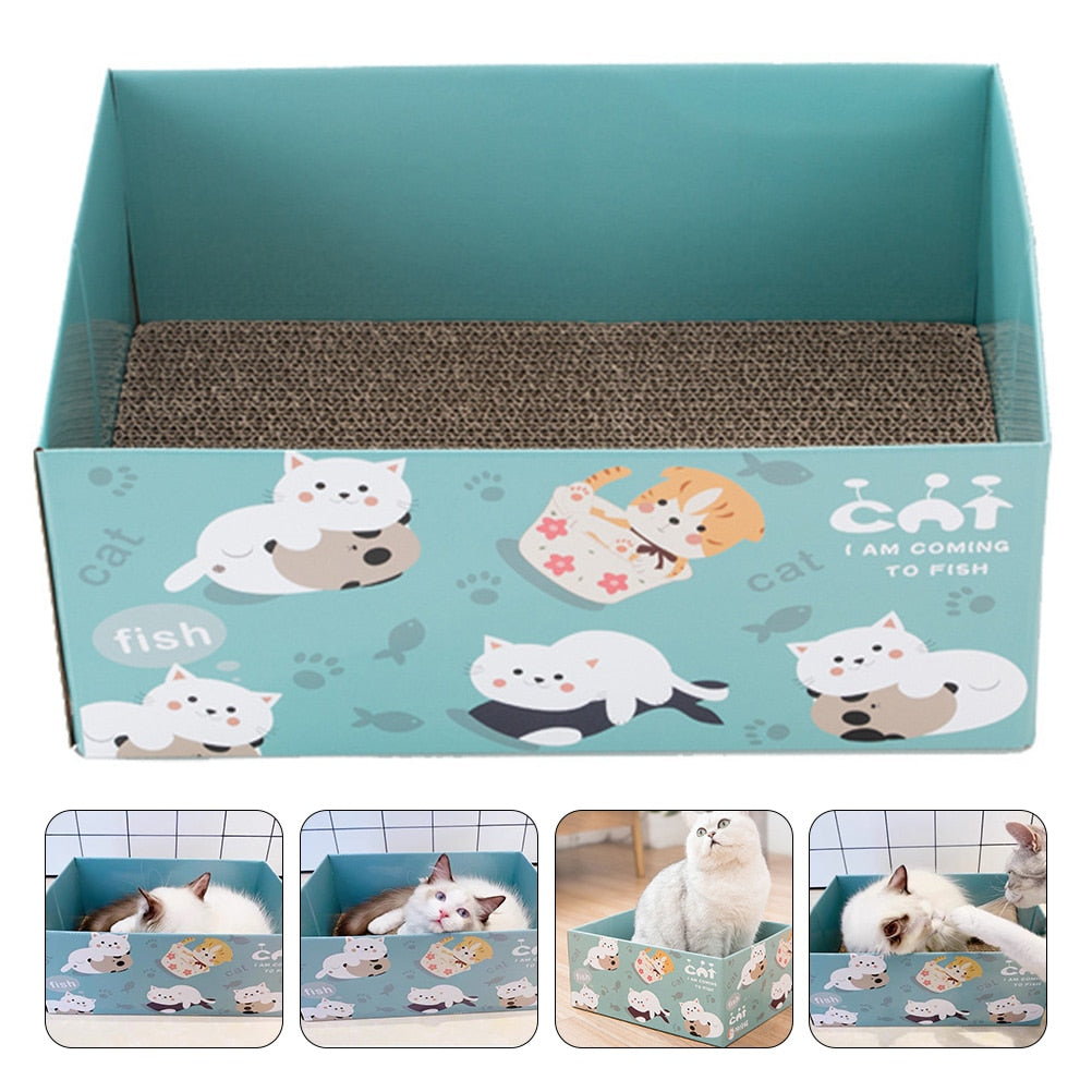 Kitty Cat Cardboard Scratch Pad