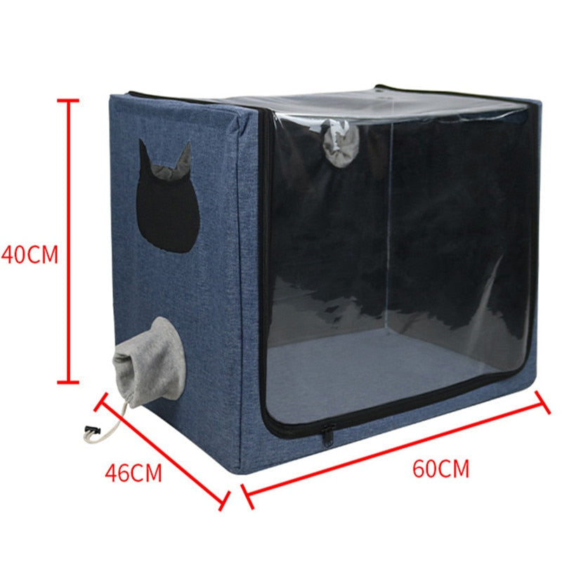 Grid Ventilation Dog Oxygen Cage