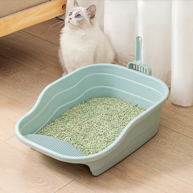 Semi Enclosed Cat Litter Toilet