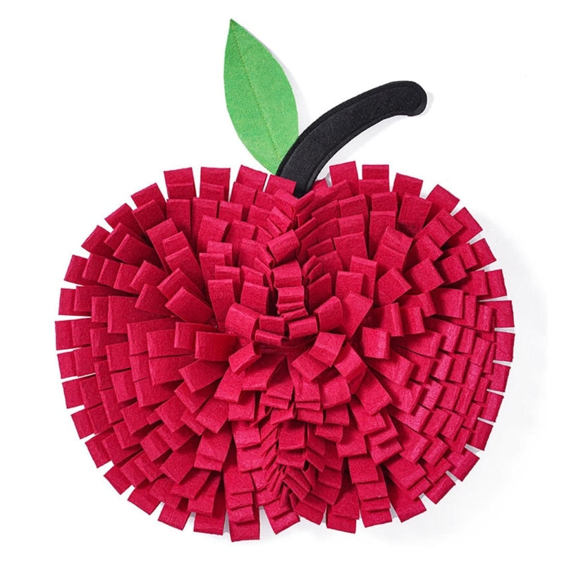 Cute Apple Shape Dog Snuffle Mat