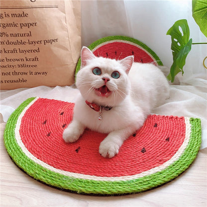 Watermelon Sisal Cat Scratcher Pad