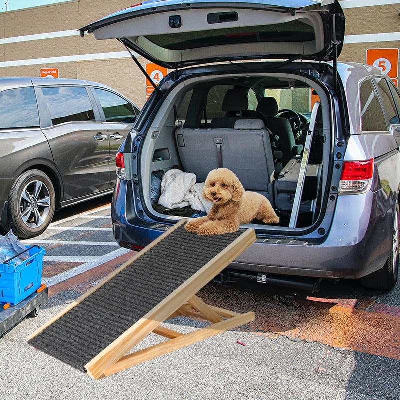 2 Levels Height Adjustable Dog Ramp