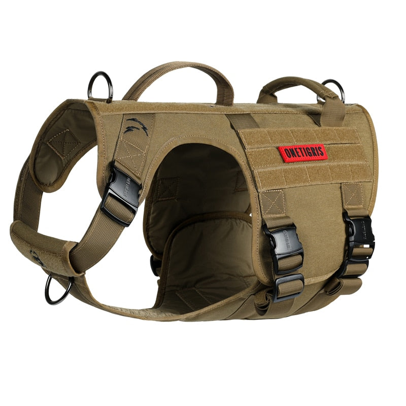 Versatile Full Metal Buckle Dog Harness