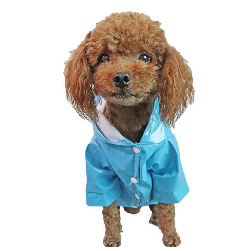 Reflective Strip Dog Hooded Raincoats