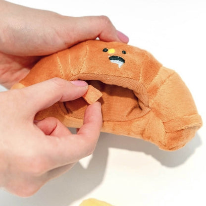 Funny Croissant Dog Snuffle Toys