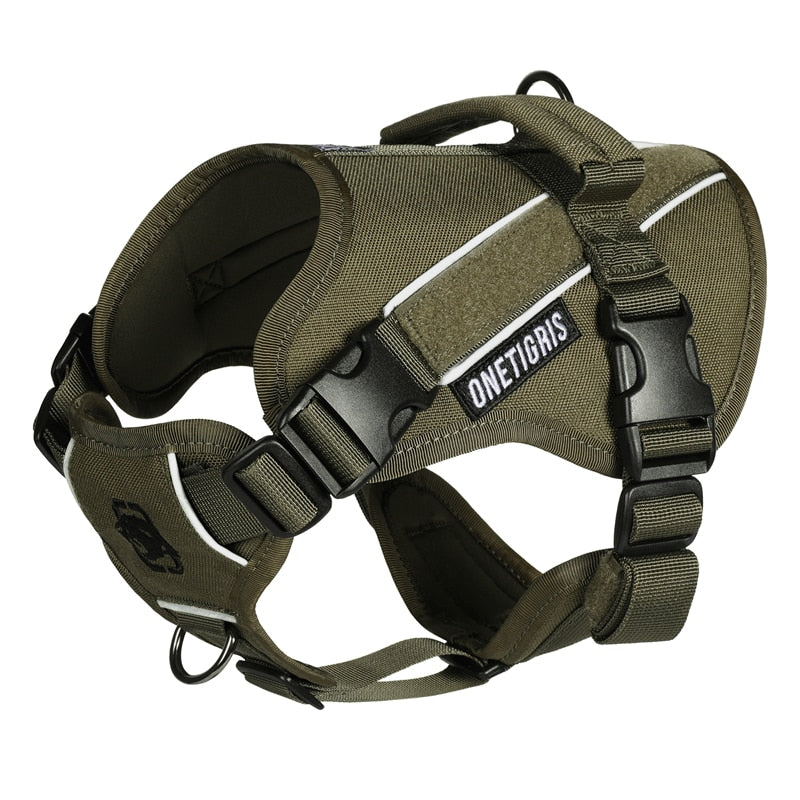 No Slide Reflective Night K9 Harness