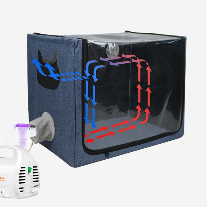 Grid Ventilation Dog Oxygen Cage