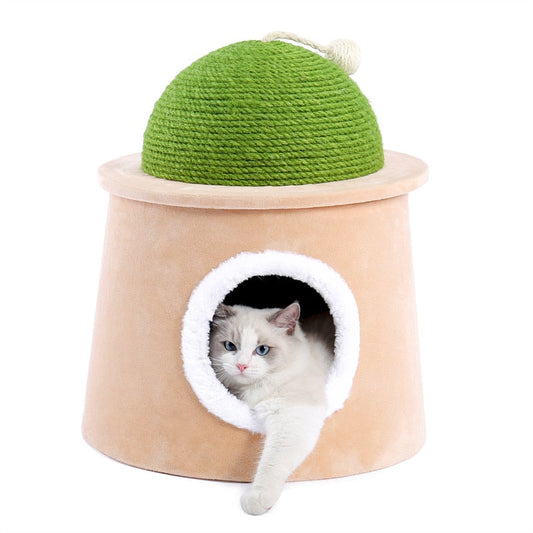 Cute Cat Natural Scratching Ball