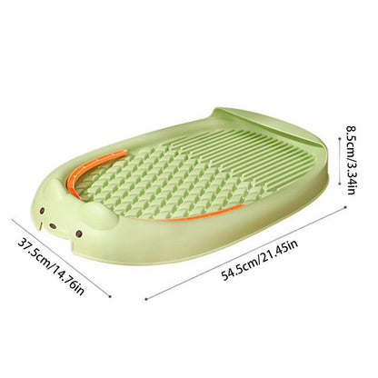 Splash Proof Grid Design Dog Potty