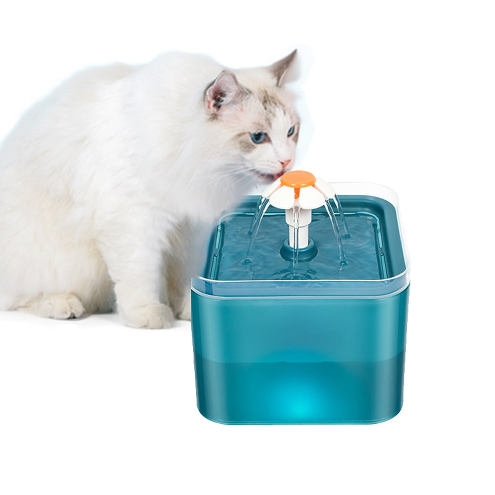 LED Lighting USB Pet Drinking Fountain