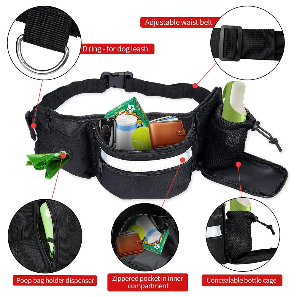 Adjustable Waist Belt Dog Treat Pouch