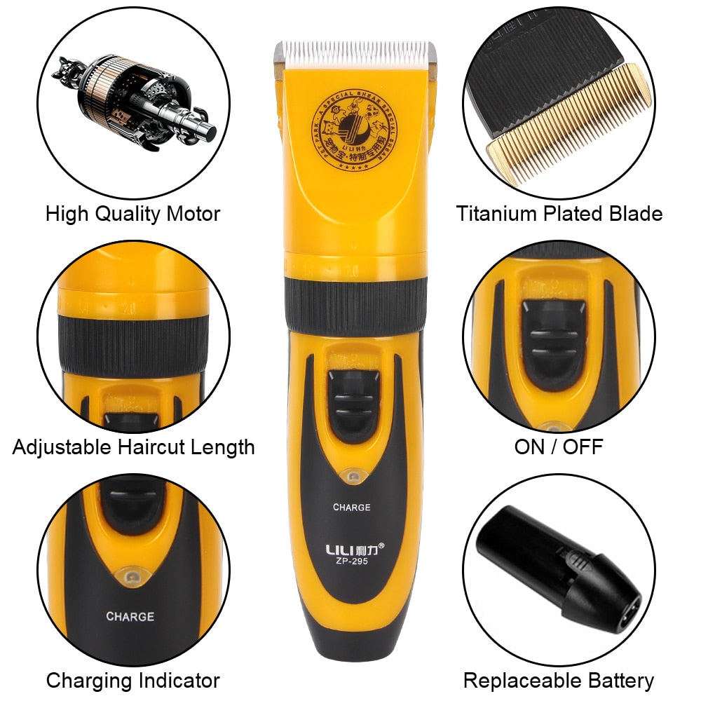 Ceramic Blade Pets Hair Trimmer