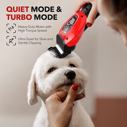 Low Noise 3 Modes Dog Hair Clippers