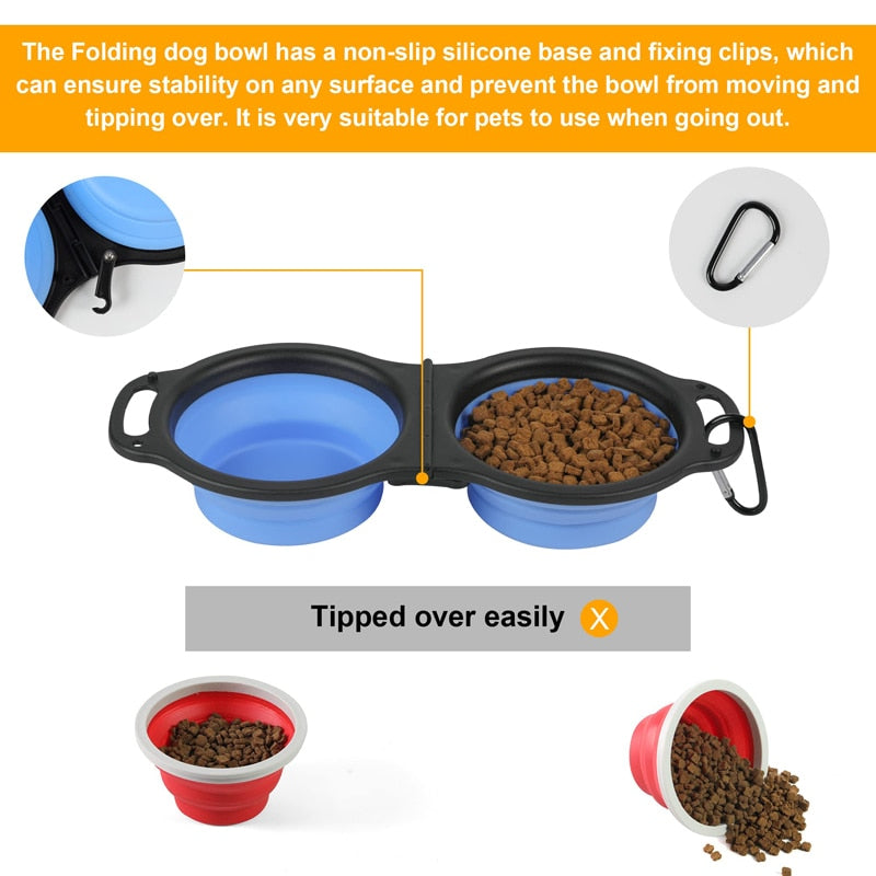 Collapsible Folding Pet Bowl