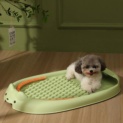 Splash Proof Grid Design Dog Potty